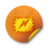 Orange sticker badges 193 Icon